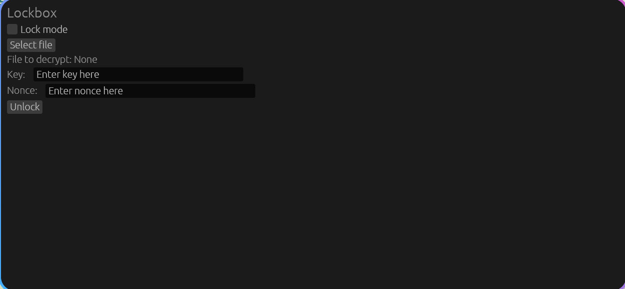 Lockbox screenshot 2