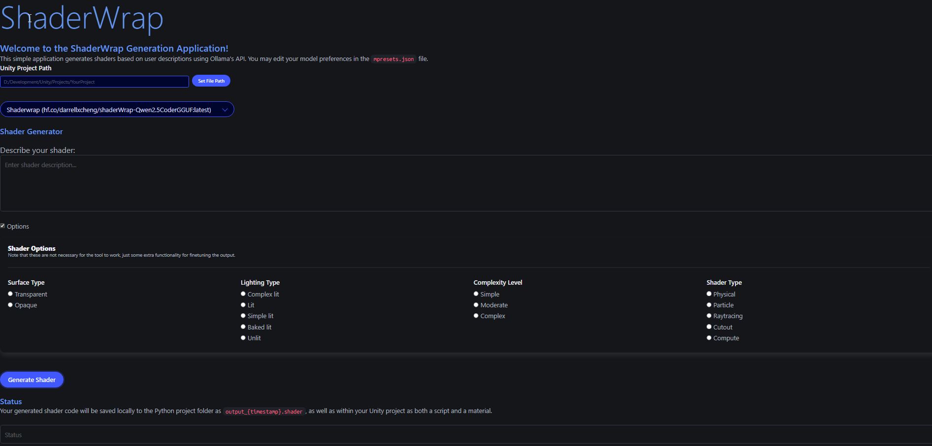 Shaderwrap screenshot 2